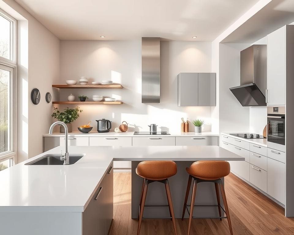 Welke kleuren passen bij een moderne keuken?