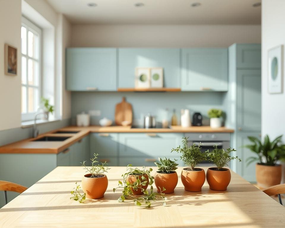 Welke kleuren zorgen voor rust in de keuken?