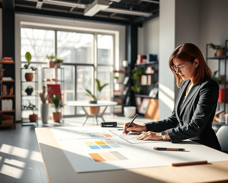 Werken als interieurarchitect