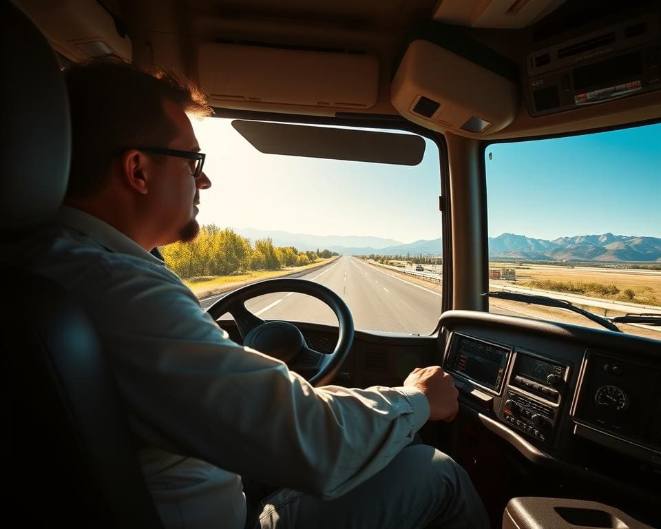 Werken als vrachtwagenchauffeur