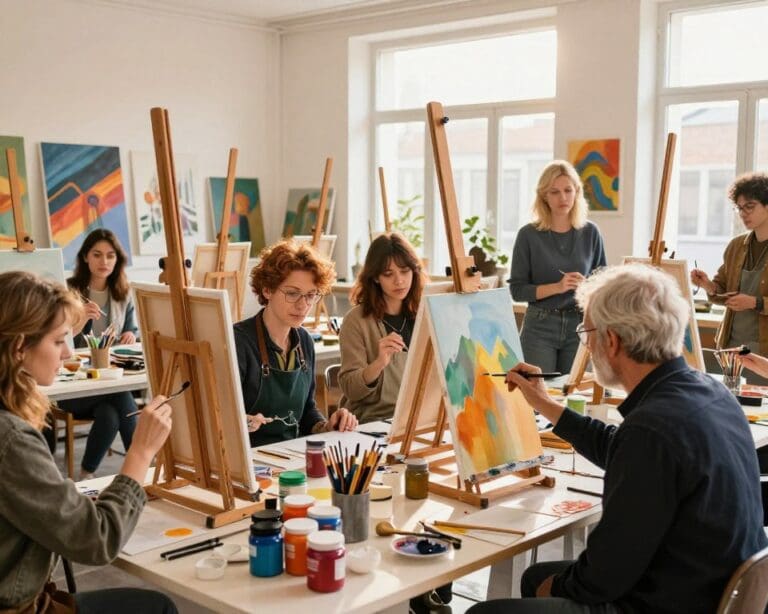Waar kun je schilderworkshops volgen?