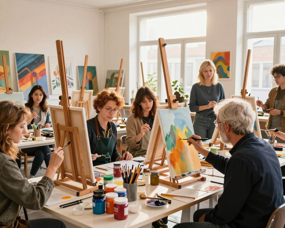 Waar kun je schilderworkshops volgen?