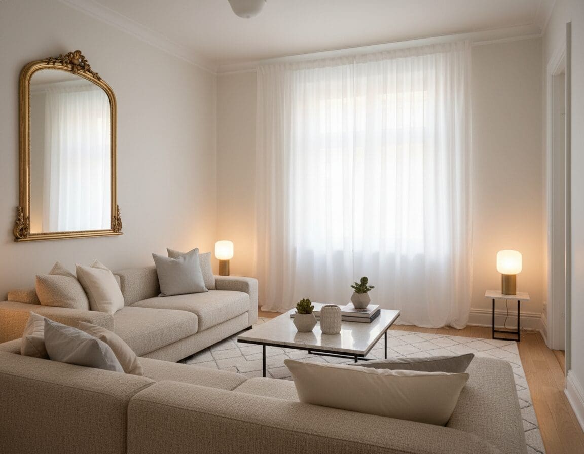 kleine woonkamer groter laten lijken