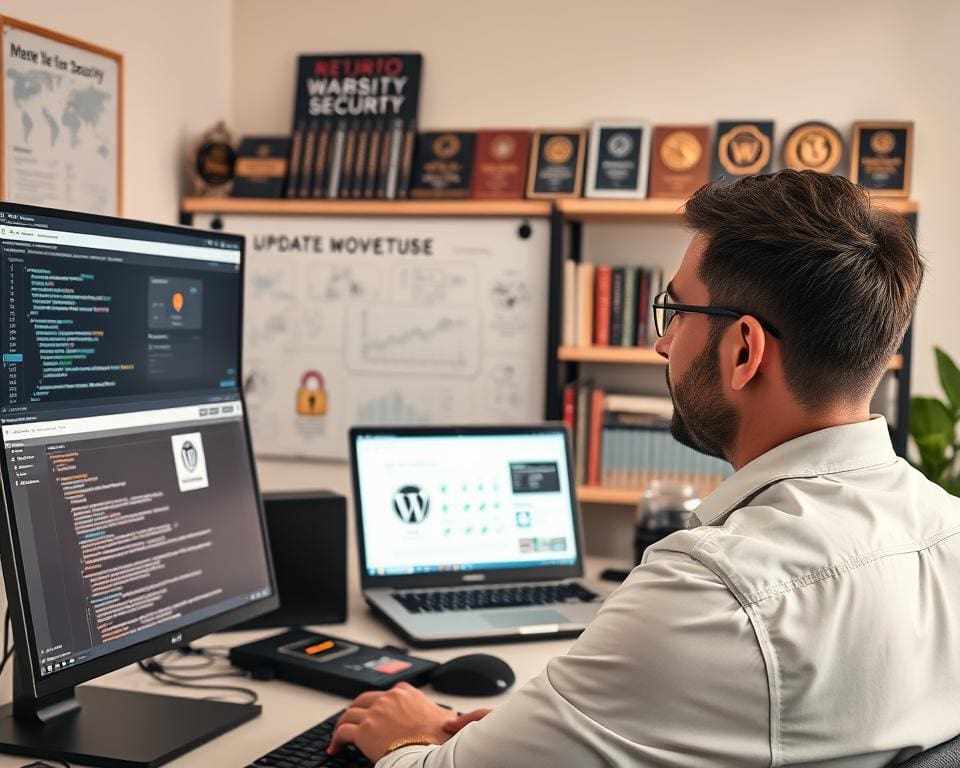 updates en beveiliging van WordPress websites