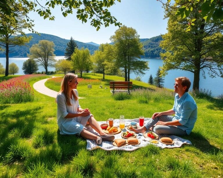 wandelen lunchen