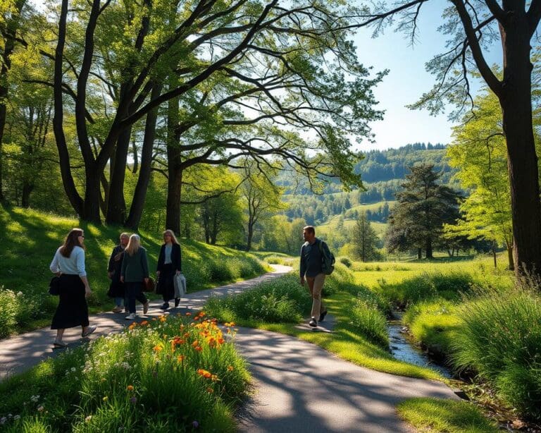 natuurpark wandelen