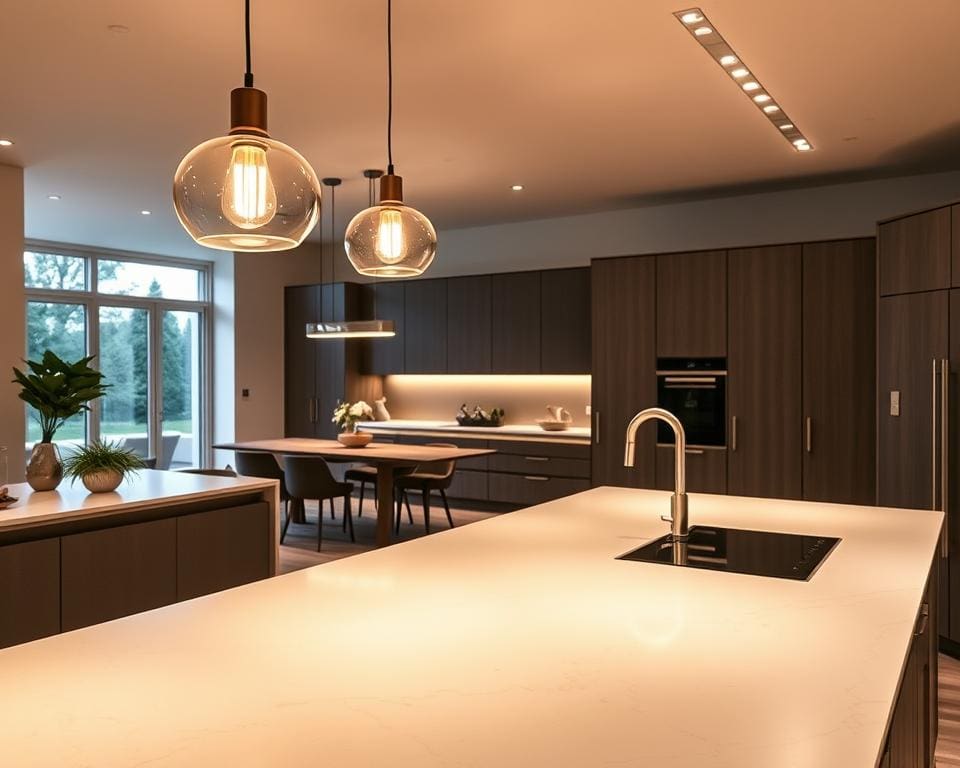 woonkeuken verlichting