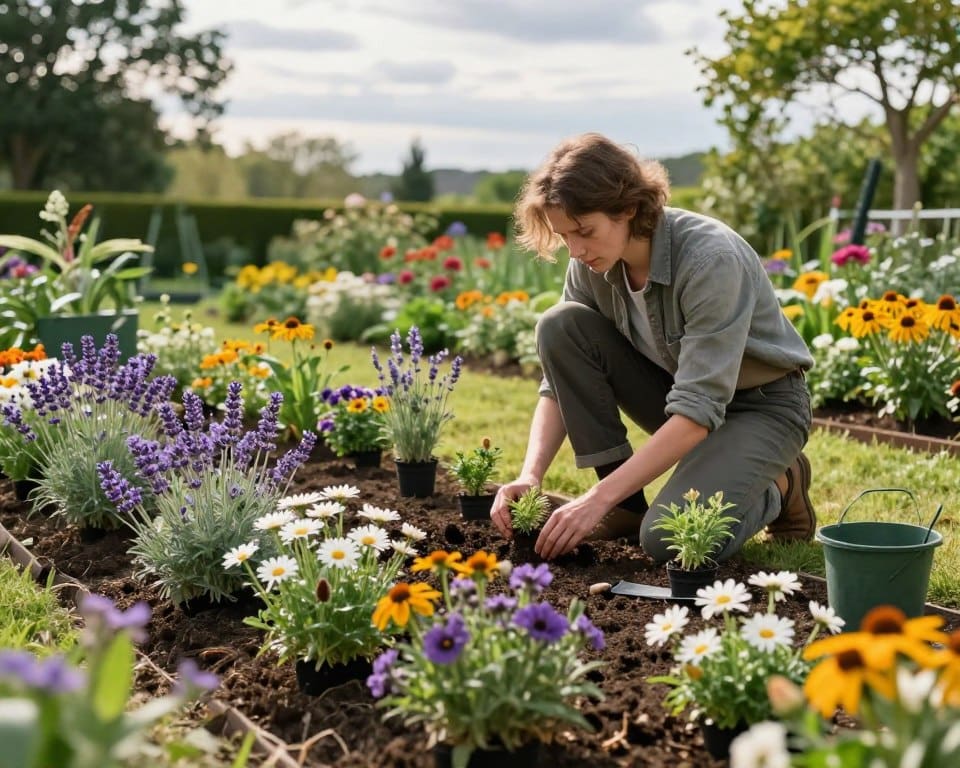 bloemenborder aanleggen