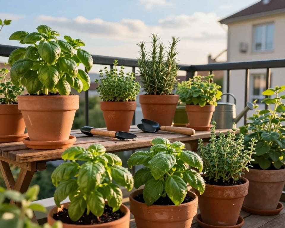 kruidentuin balkon