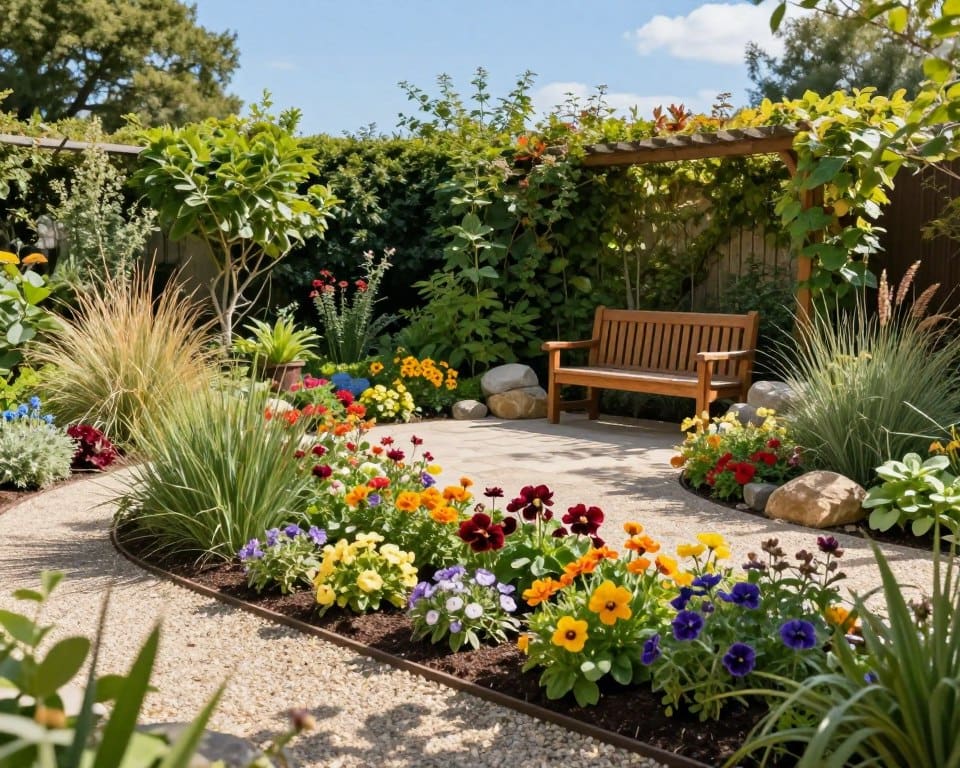 onderhoudsvriendelijke tuin