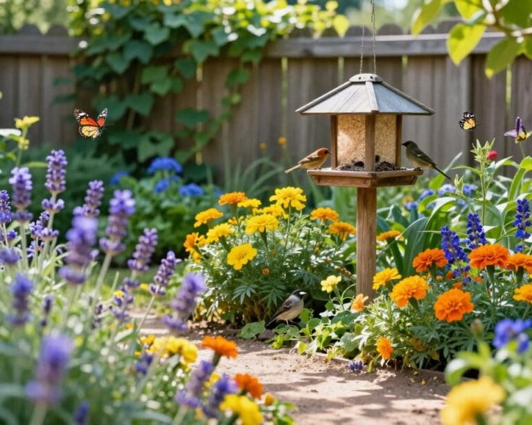 tuin voor vogels en vlinders